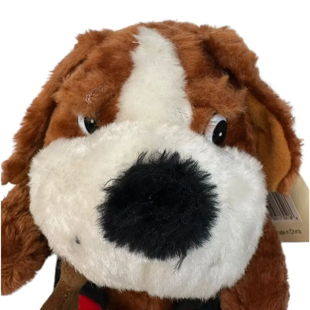 Vintage Plush Dog with Pipe Pick a Pet Plush Brooklyn Doll Toy & Nov‎ Co Inc